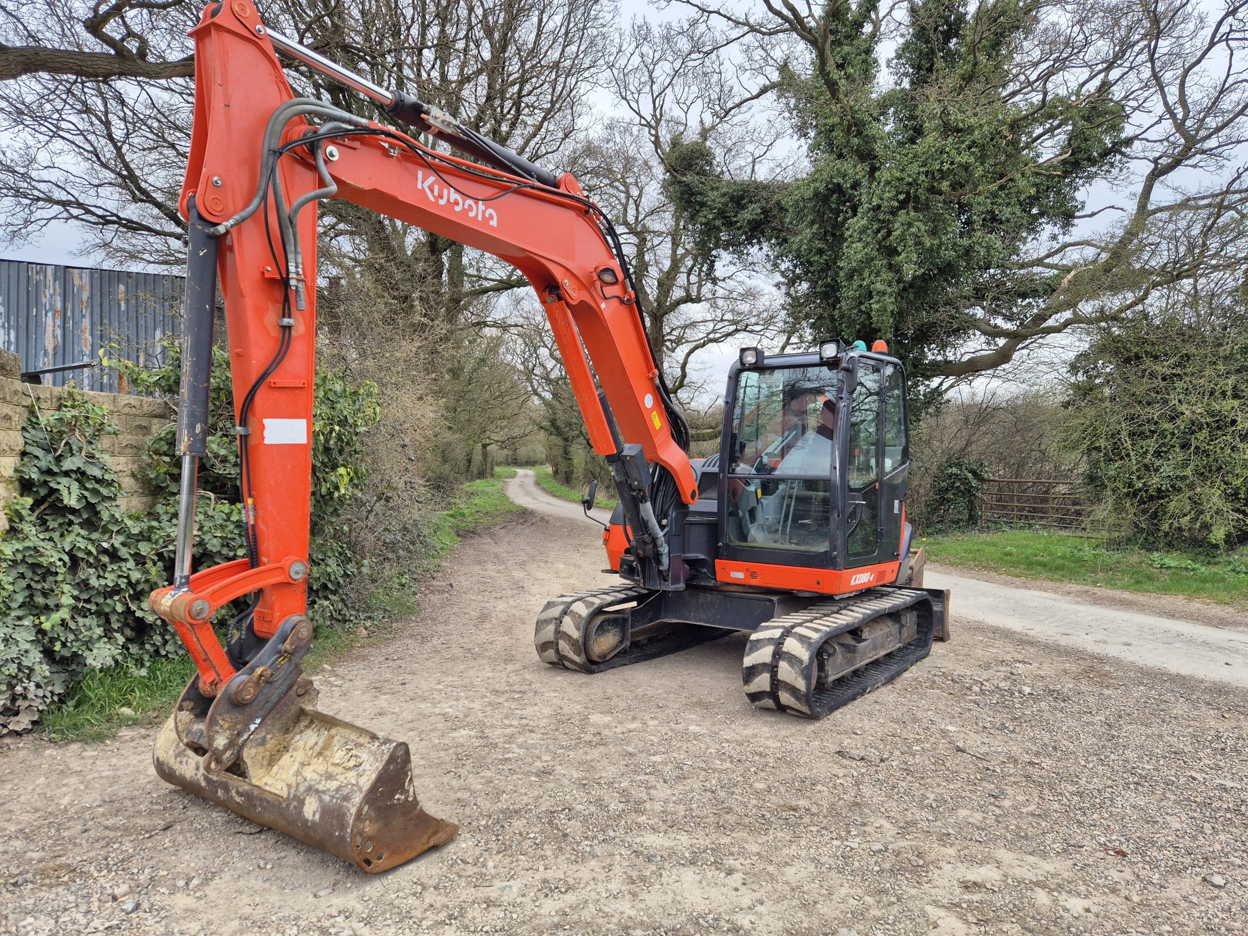 2017 Kubota KX080-4 A
